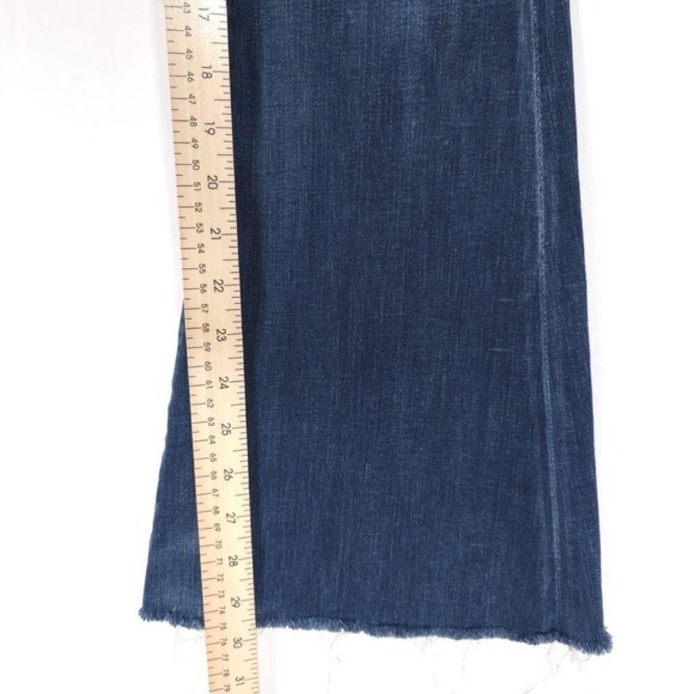 AGOLDE PREMIUM Women's Jeans Size 24 Flare Distressed Raw Hem USA MADE A041-2077 - Picture 7 of 12